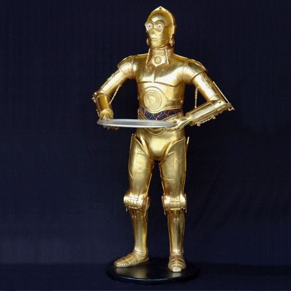 Android Butler beeld Hoogte 174 cm, Ophalen, Nieuw