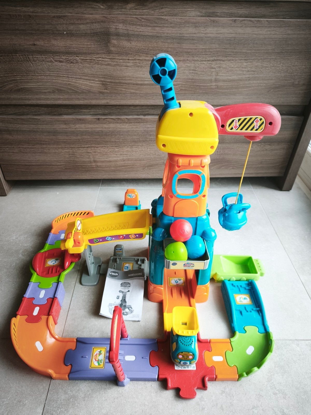 lot VTech toet toet auto's (11 sets), Ophalen, Gebruikt