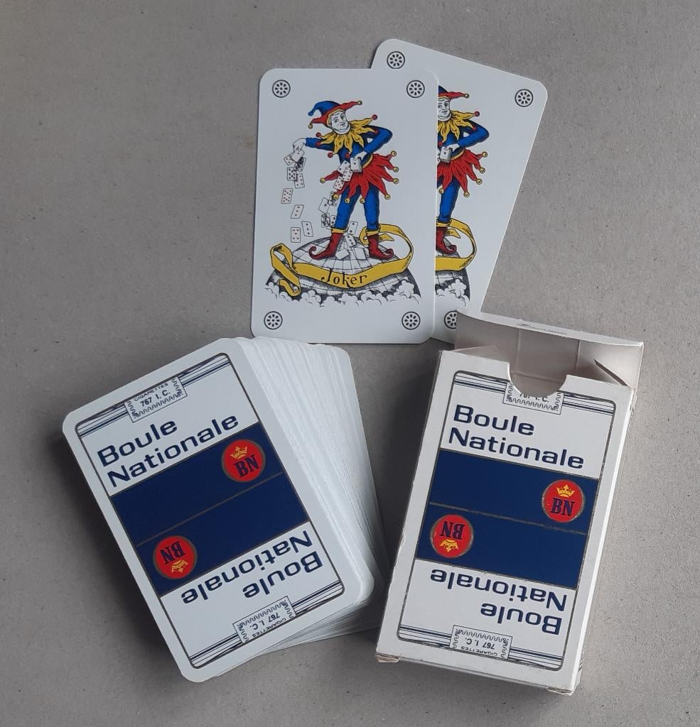 SPEELKAARTEN BOULE NATIONAL SIGARETTEN CIGARETTES, Enlèvement ou Envoi, Carte(s) à jouer