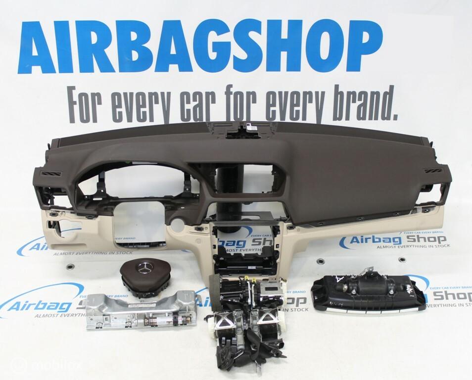 Airbag kit Tableau de bord brun Mercedes E klasse W207