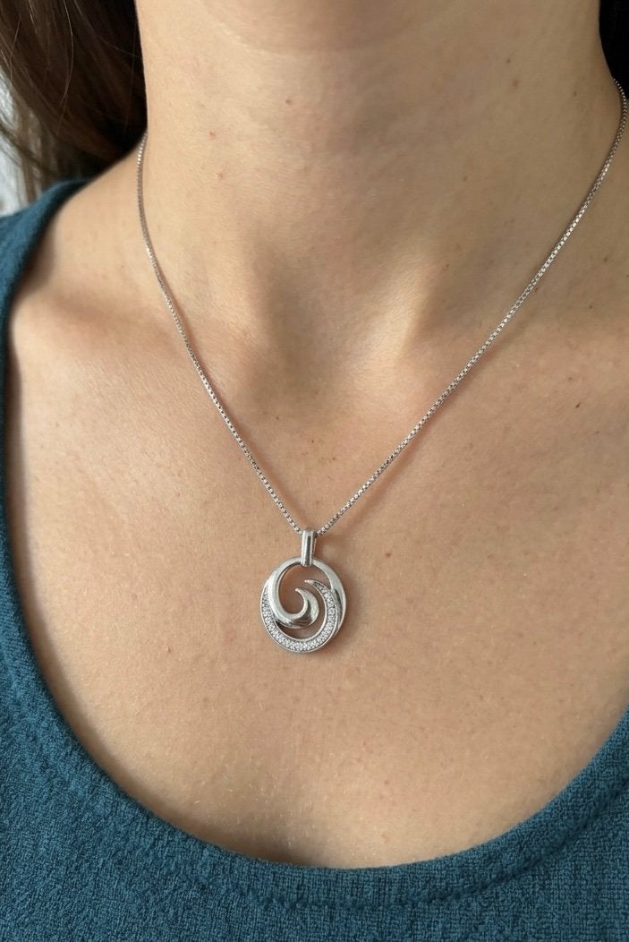 Pendentif en argent, Enlèvement ou Envoi, Comme neuf, Argent, Argent