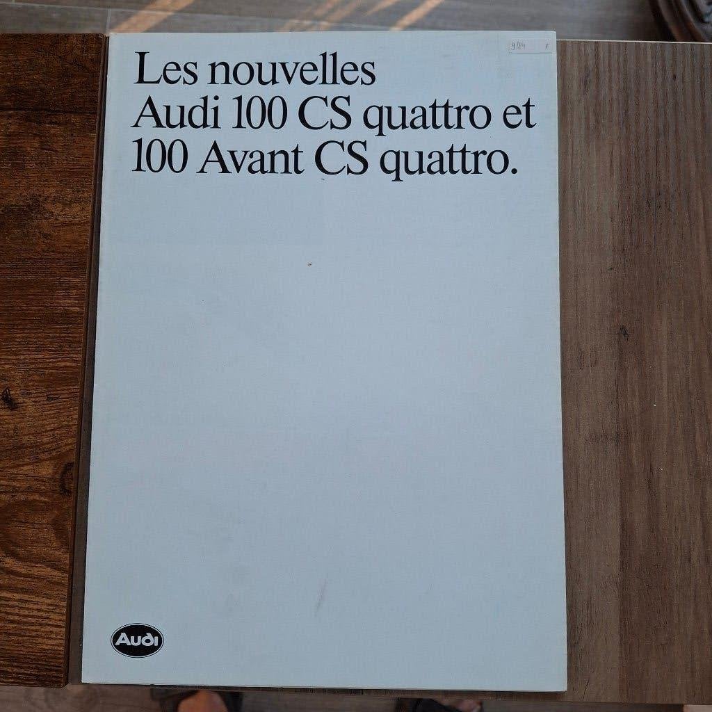 Les nouvelles Audi 100 CS quattro  9/84, Ophalen of Verzenden, Nieuw, Audi