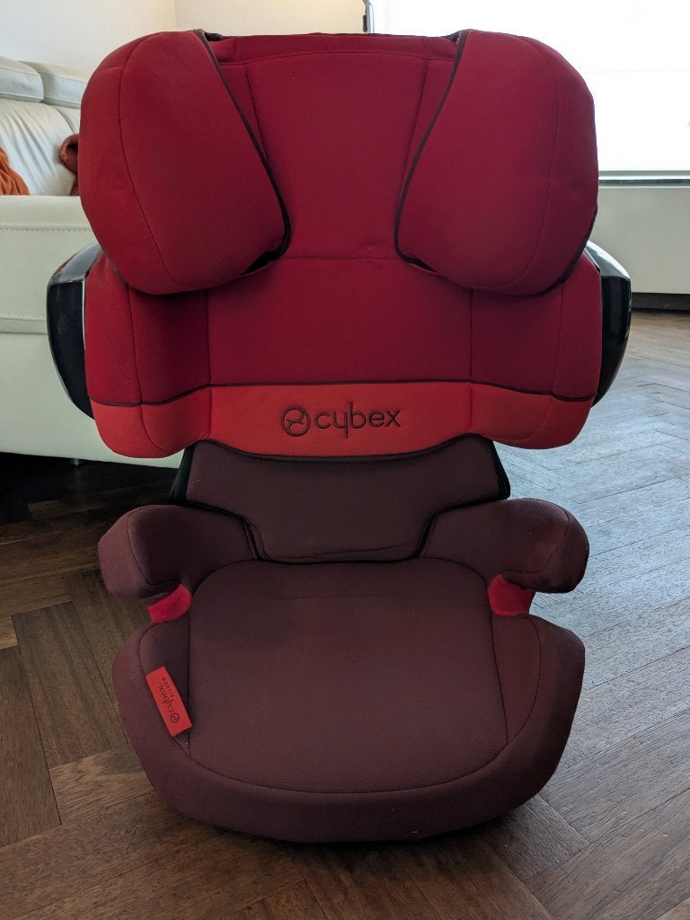 CYBEX SILVER Solution X2-fix autostoel Groep 2/3 (15-36 kg), Gebruikt, 15 t/m 36 kg, Verstelbare rugleuning, Isofix