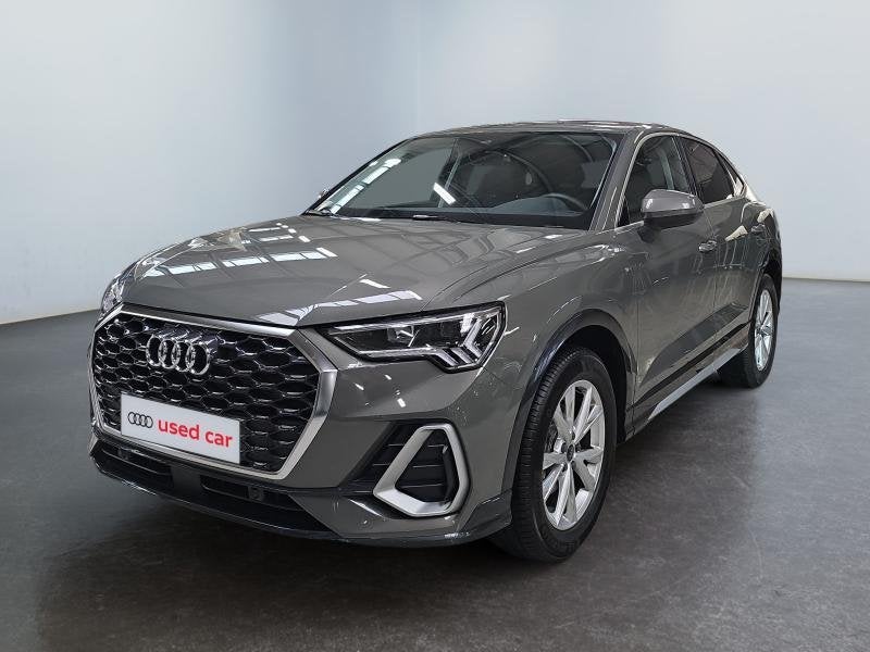 Audi Q3 Sportback*S-line*LED*DriveSelect*GPS*Carplay*Garanti, Argent ou Gris, Achat, Euro 6, Entreprise