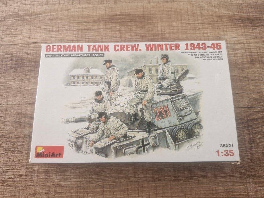Miniart 1/35 German Tank Crew Winter 1943-45, Enlèvement ou Envoi, Comme neuf, 1:35 à 1:50, Personnage ou Figurines