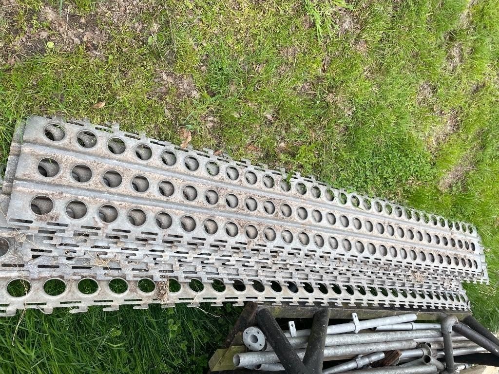 gegalvanisserde rijplaten , 200x50cm zand platen 8 stuk, Niet ingevuld, Niet ingevuld, Enlèvement, Utilisé