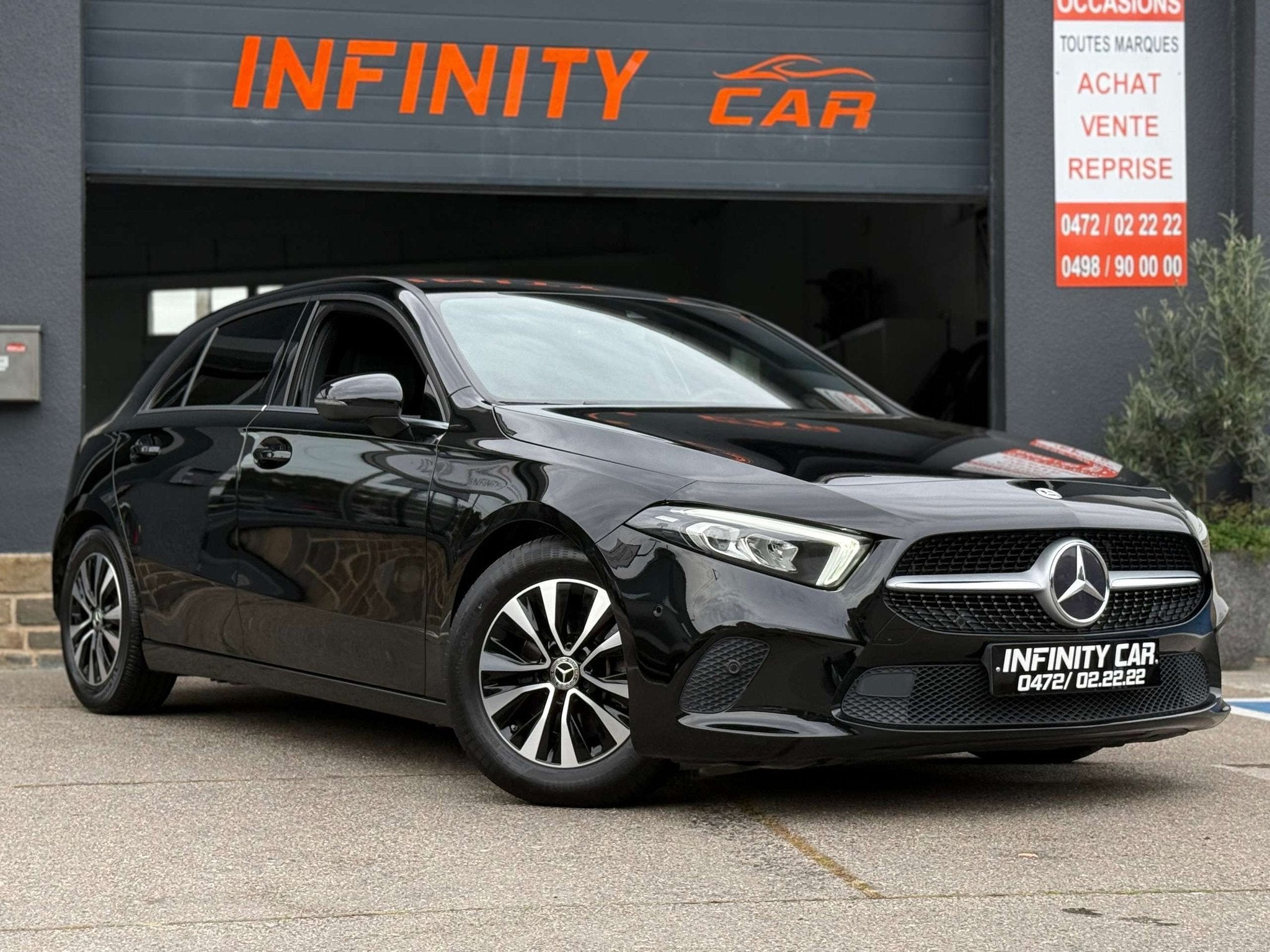 Mercedes-Benz A-Klasse 180 A 180 d Business Line • Cuir, Auto's, Gebruikt, Zwart, 4 cilinders, 116 pk