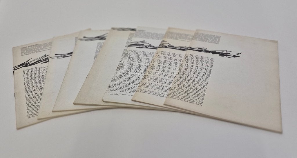 Christian Dotremont. Complete reeks tijdschrift 'Strates', Enlèvement, Utilisé