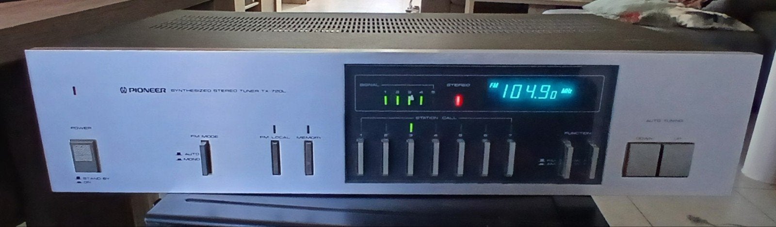 ​Pioneer TX-720L Synthesized Stereo Tuner (Vintage 1981), Enlèvement