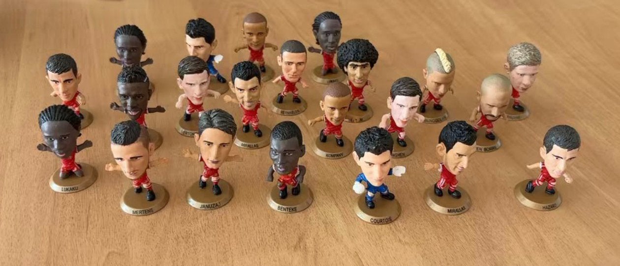 Lot van 24 SoccerStarz Rode Duivels Poppetjes, Ophalen of Verzenden, Zo goed als nieuw