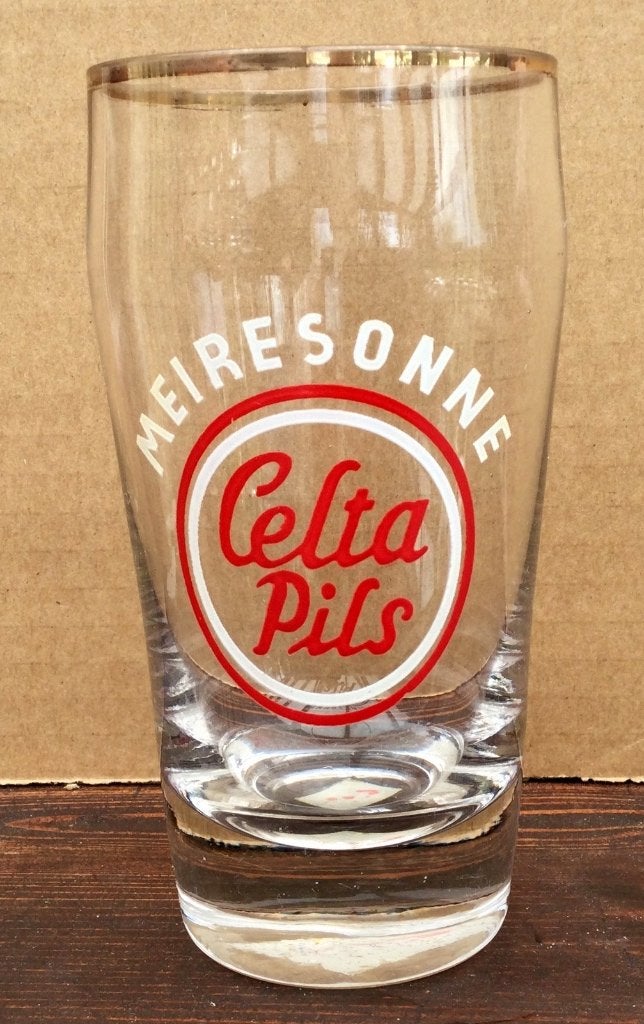 Bier brouwerij Meiresonne wit Gent Celta pils (D), Verzamelen, Ophalen of Verzenden, Zo goed als nieuw