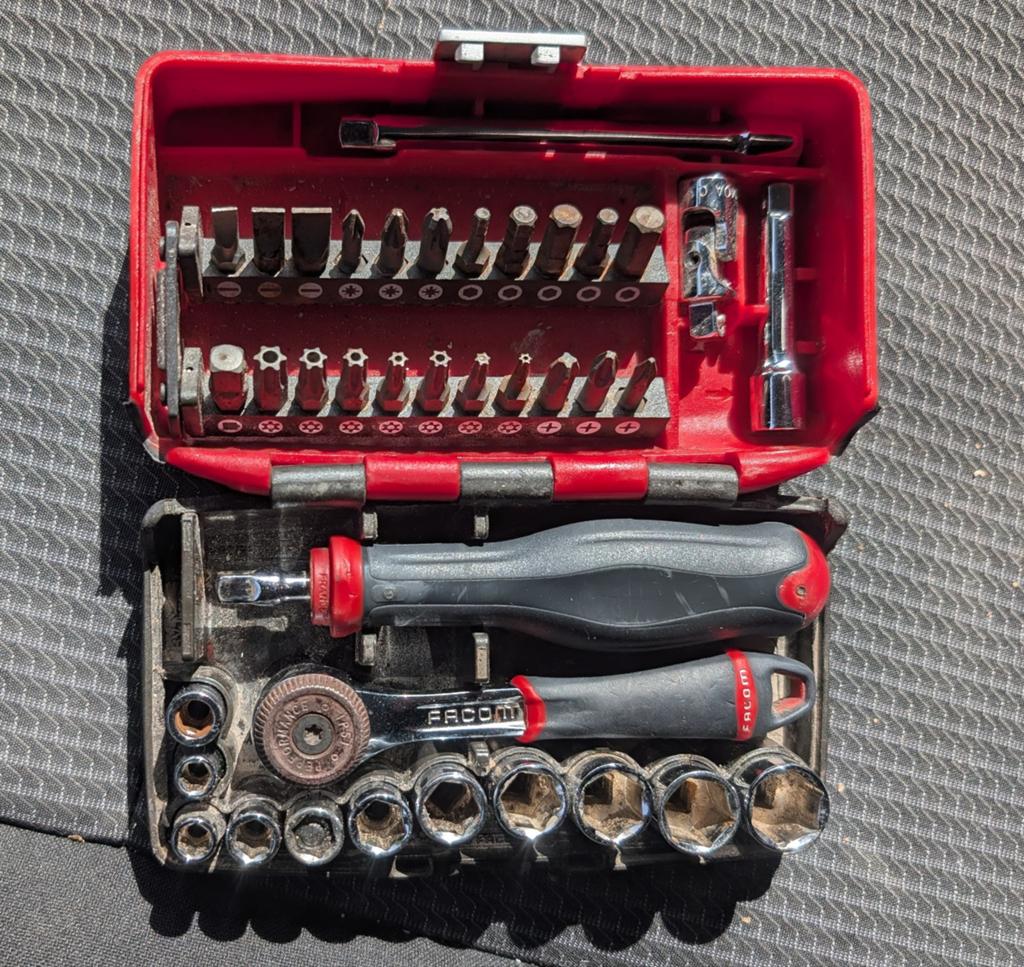 Set racagnac Facom Rnano 1/4, Enlèvement, Utilisé