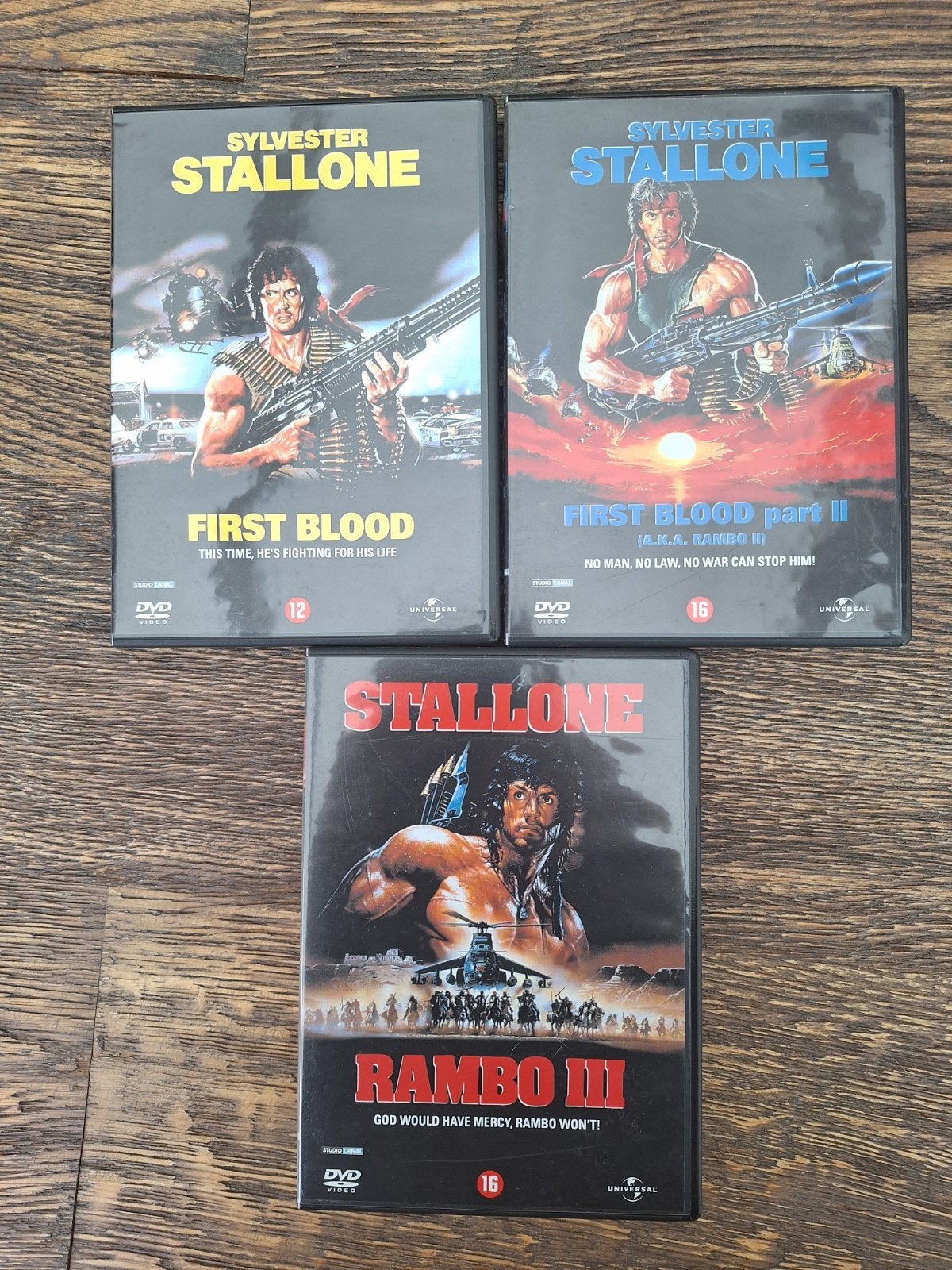 Rambo Trilogie DVDs, Cd's en Dvd's, Dvd's | Actie, Ophalen of Verzenden