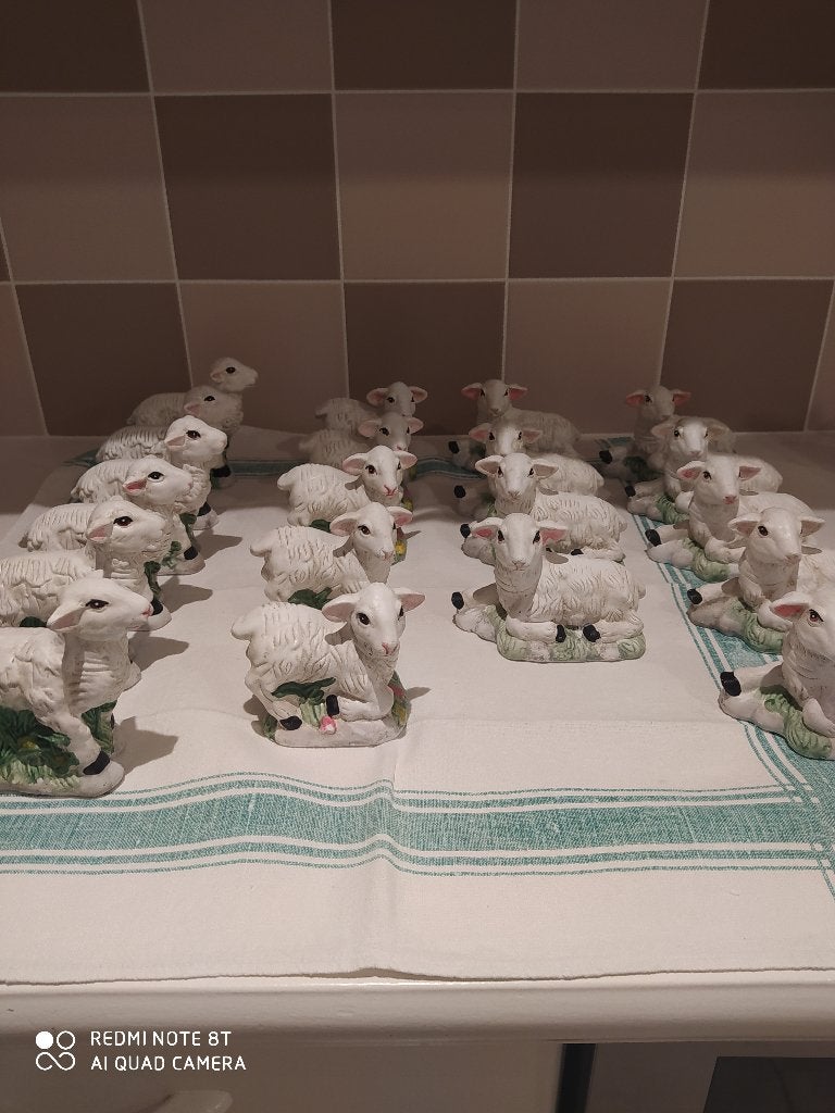 schaapjes, Collections, Collections Animaux, Enlèvement, Comme neuf, Animal de ferme, Statue ou Figurine