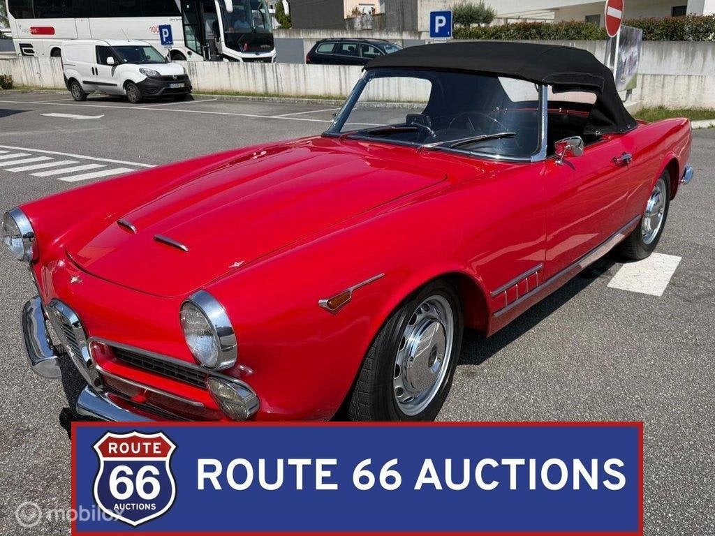 Alfa Romeo Spider Touring | 1959 | Route 66 Auctions, Autos, Achat, Entreprise, Boîte manuelle, Autre carrosserie