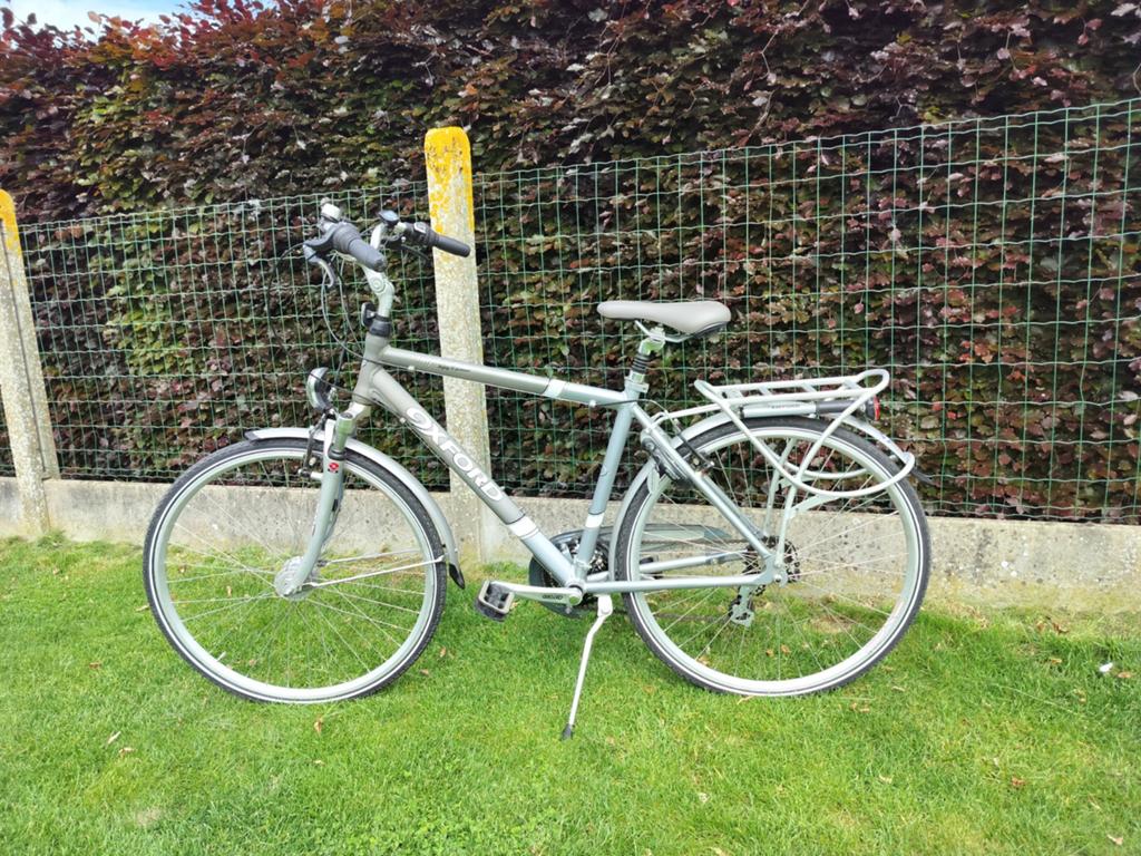Herenfiets Oxford, Fietsen en Brommers, Fietsen | Heren | Herenfietsen, Gebruikt, Velgrem, Versnellingen, 49 tot 53 cm