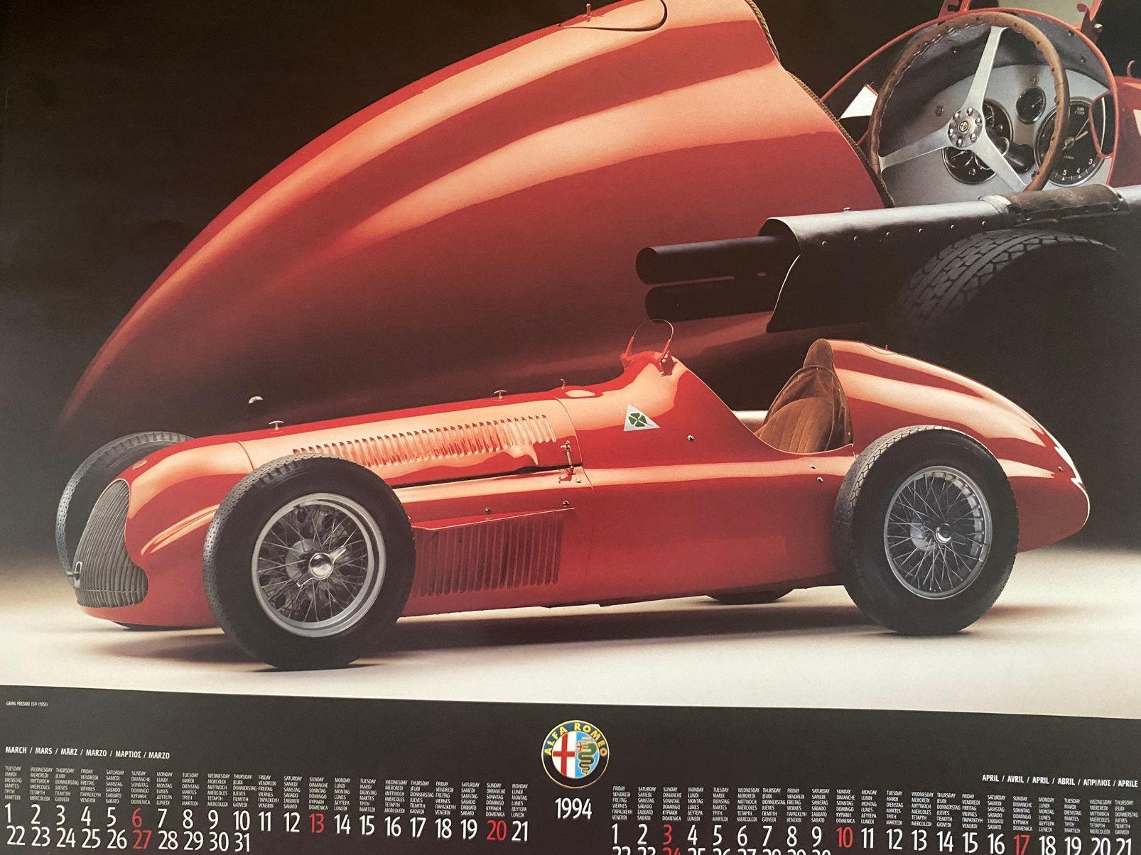 Alfa Roméo d'époque, Enlèvement, Calendrier annuel, Comme neuf