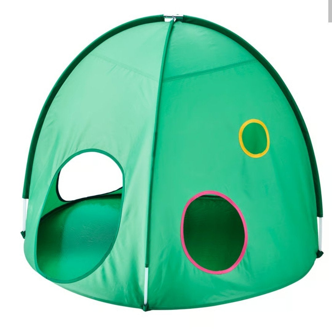 Speeltent groen Dvärgmas Ikea, Ophalen