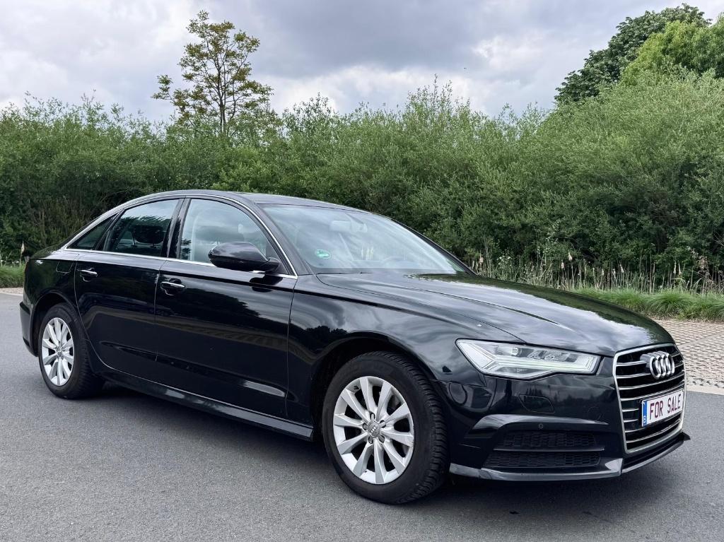 Audi A6 2.0 TDi ultra S line I nieuwstaat, Auto's, Audi, 4 cilinders, Zwart, Leder, 5 deurs