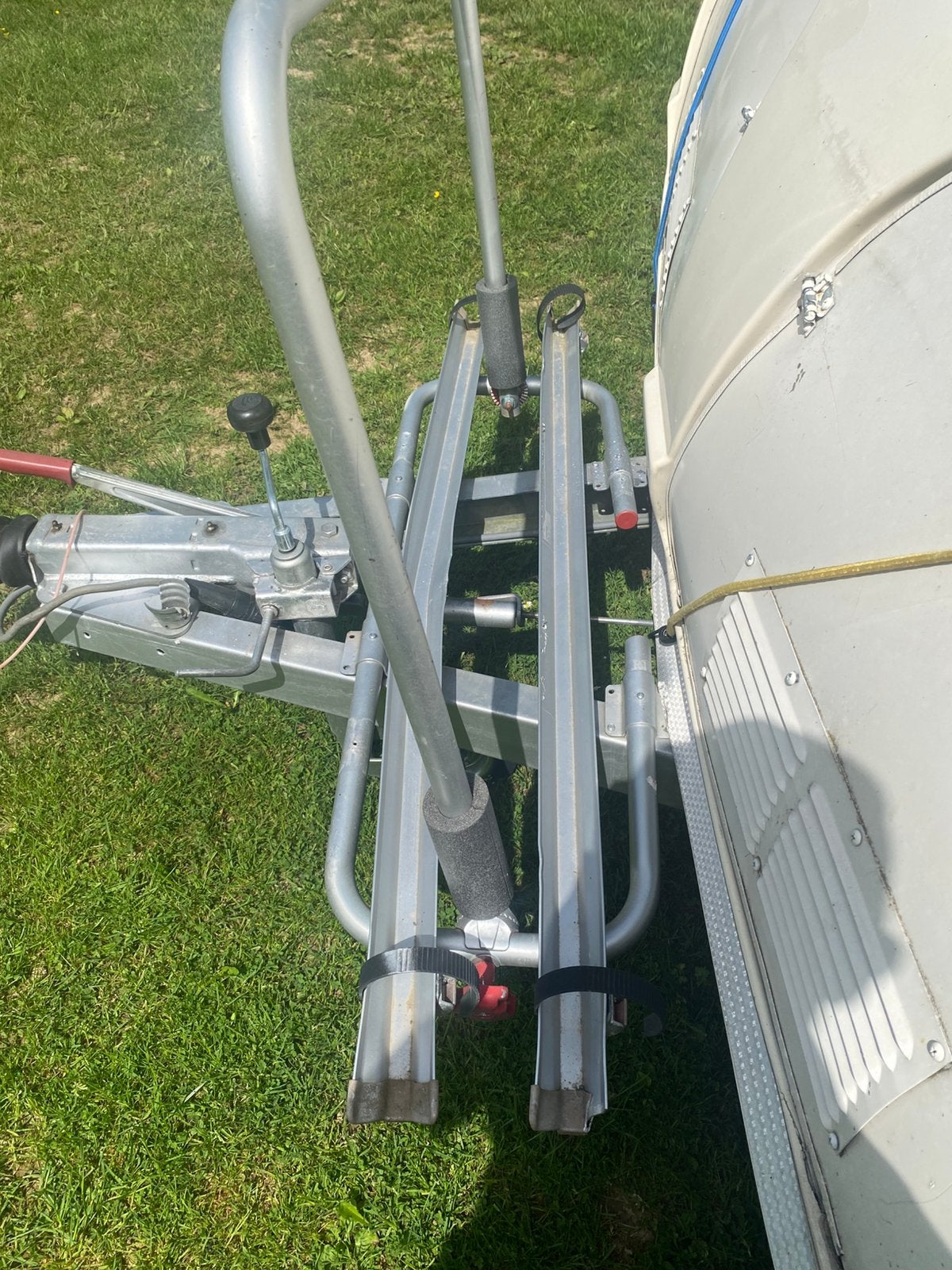 Porte vélo timon caravane ., Ophalen, Gebruikt