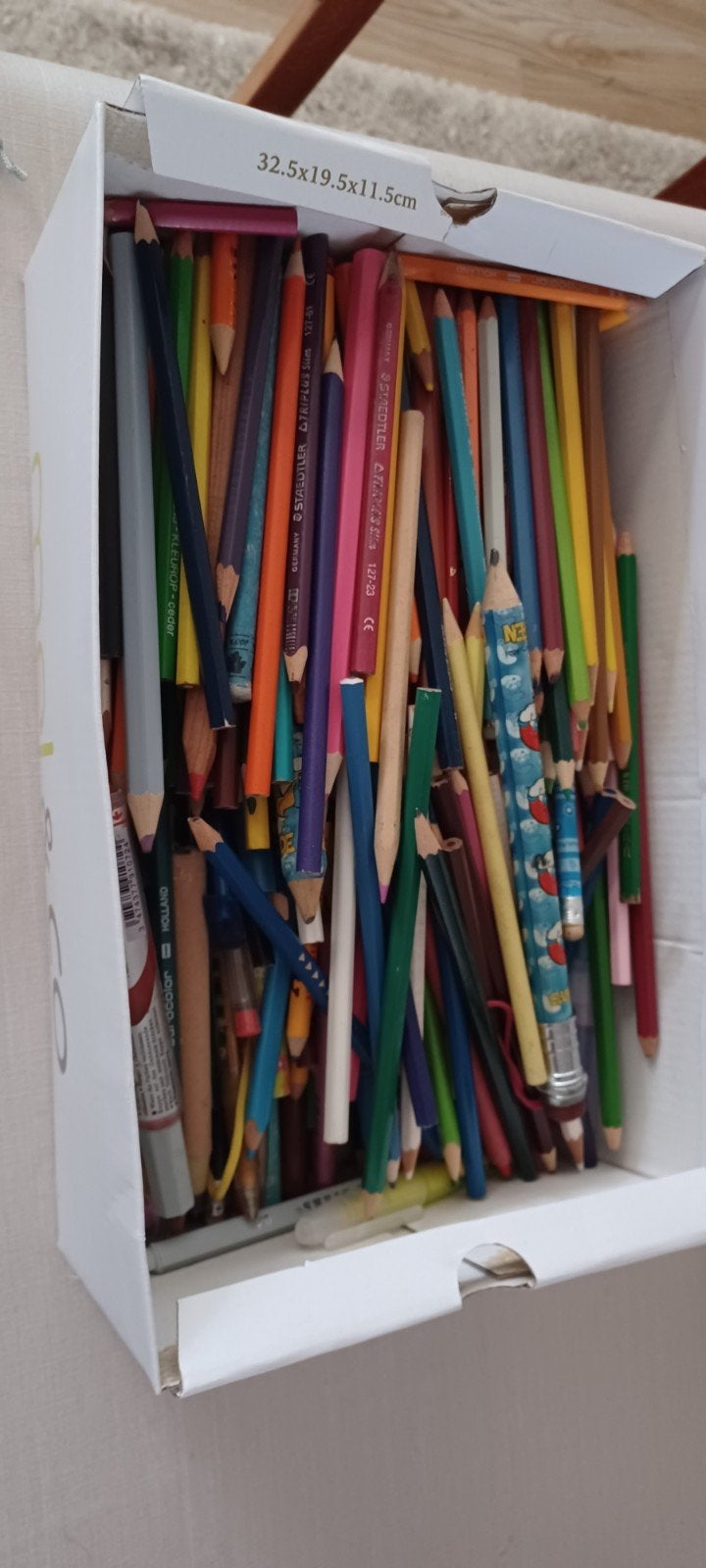 kleurpotloden, Enlèvement, Utilisé