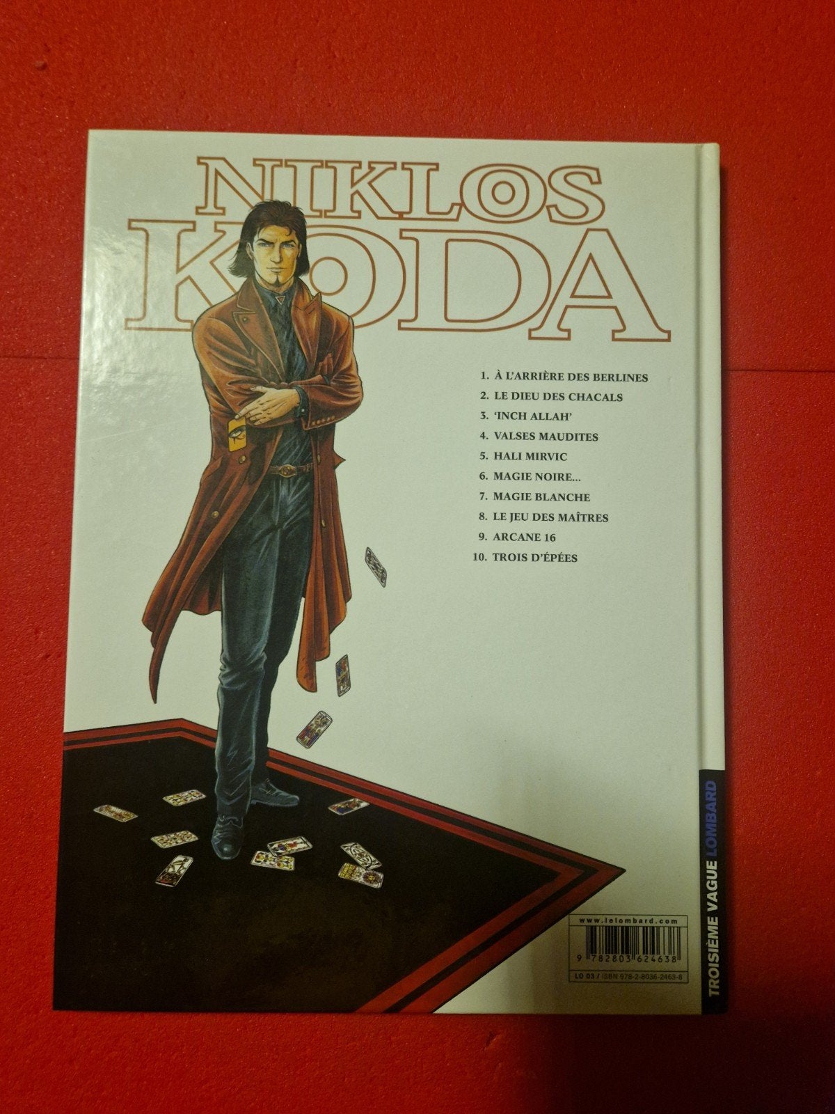 bd niklos koda 10,EO, avec 4 cartes de tarot, Enlèvement ou Envoi