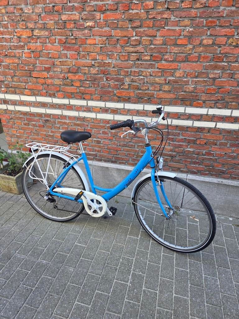 Damesfiets 28 inch 6 versnellingen in goede rijklare staat, Ophalen, Gebruikt, Velgrem, Versnellingen