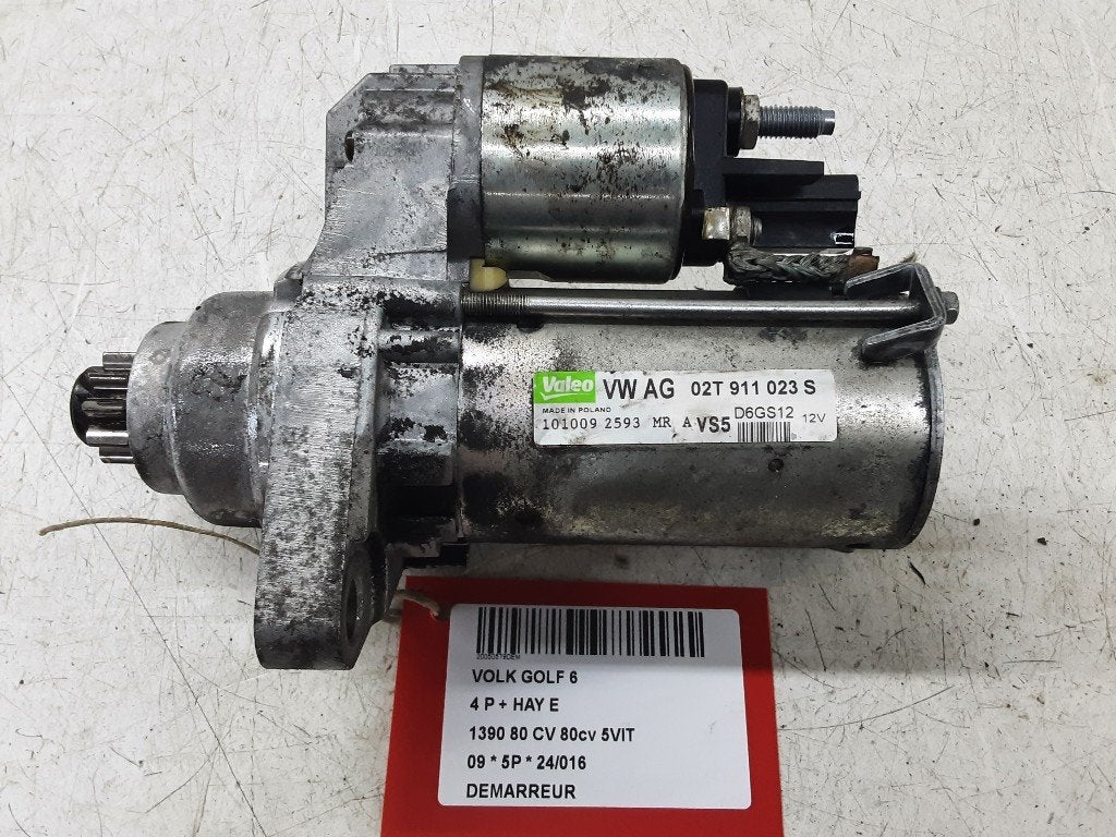 DÉMARREUR Volkswagen Golf VI (5K1) (02T911023S), Autos : Pièces & Accessoires, Volkswagen, Mevr. I. Hauben, Utilisé, Rue de l'Espoir 34 34
4030  GRIVEGNÉE, BE