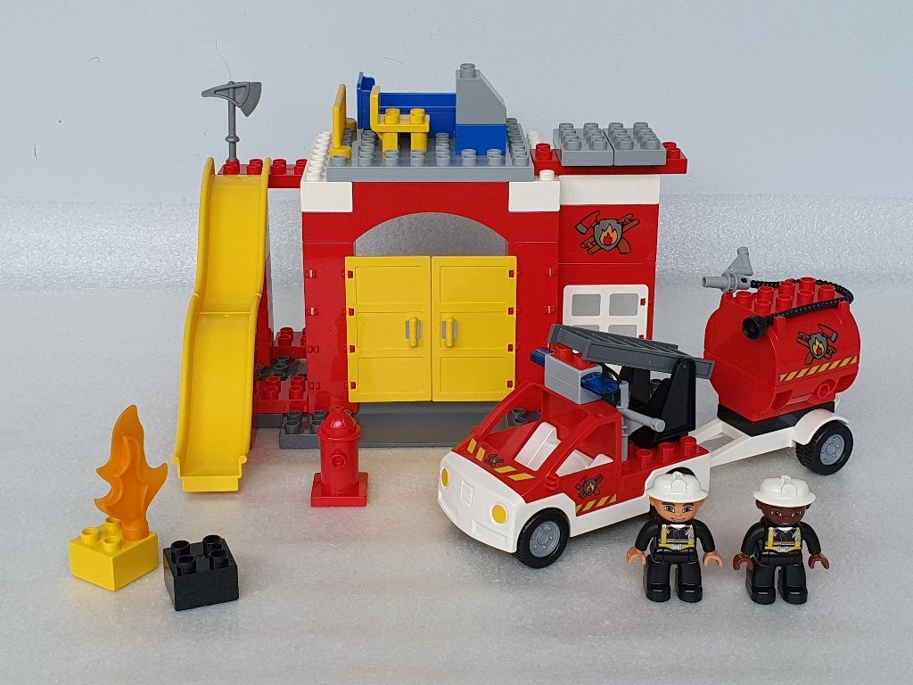 Lego Duplo 6168: Fire Station, Ophalen of Verzenden, Gebruikt, Duplo