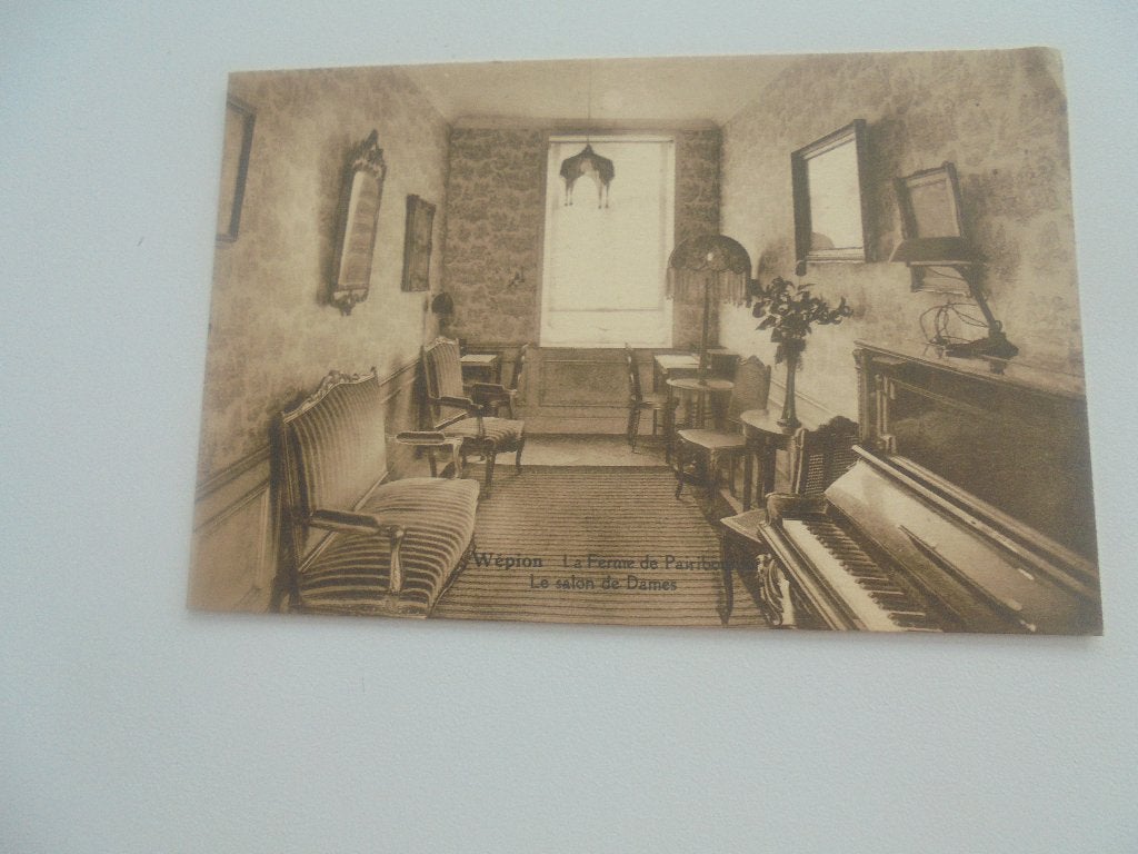 wépion - la ferme de paribonnier-le salon de dames, Ophalen of Verzenden, 1940 tot 1960, Ongelopen, Namen