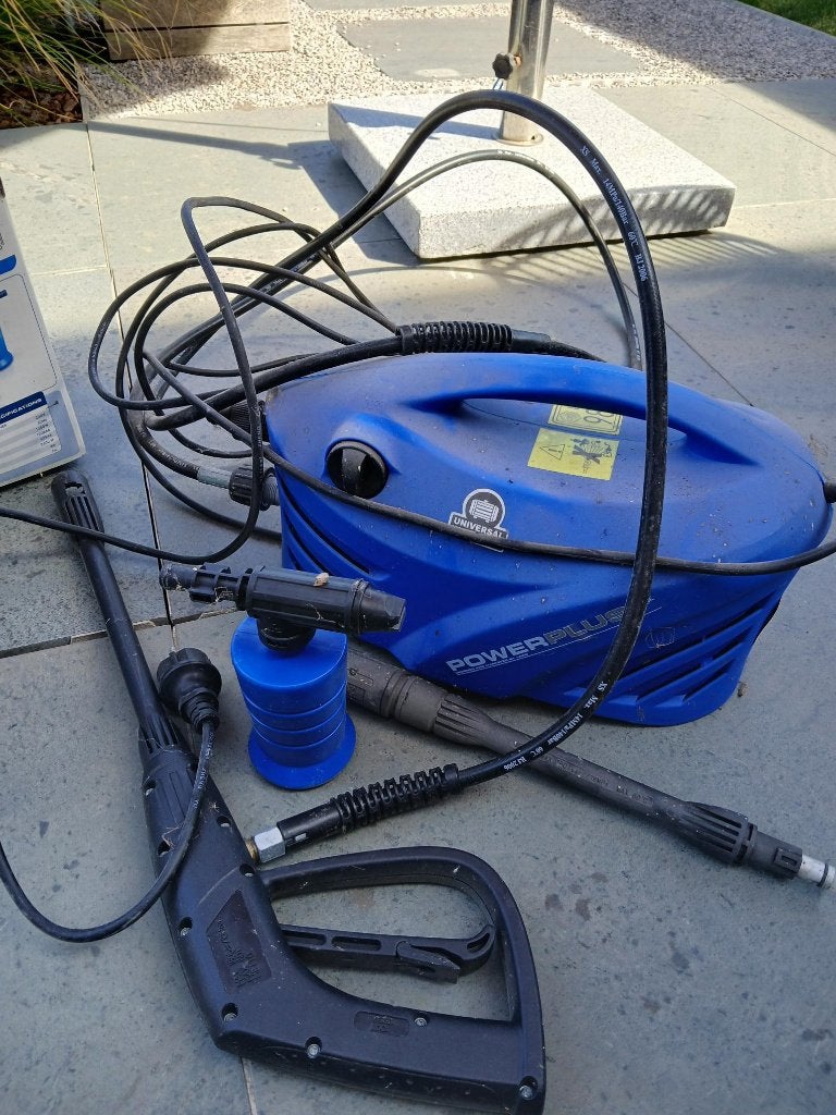 Hogedrukreiniger, Tuin en Terras, Ophalen, Gebruikt, Elektrisch, Powerplus garden