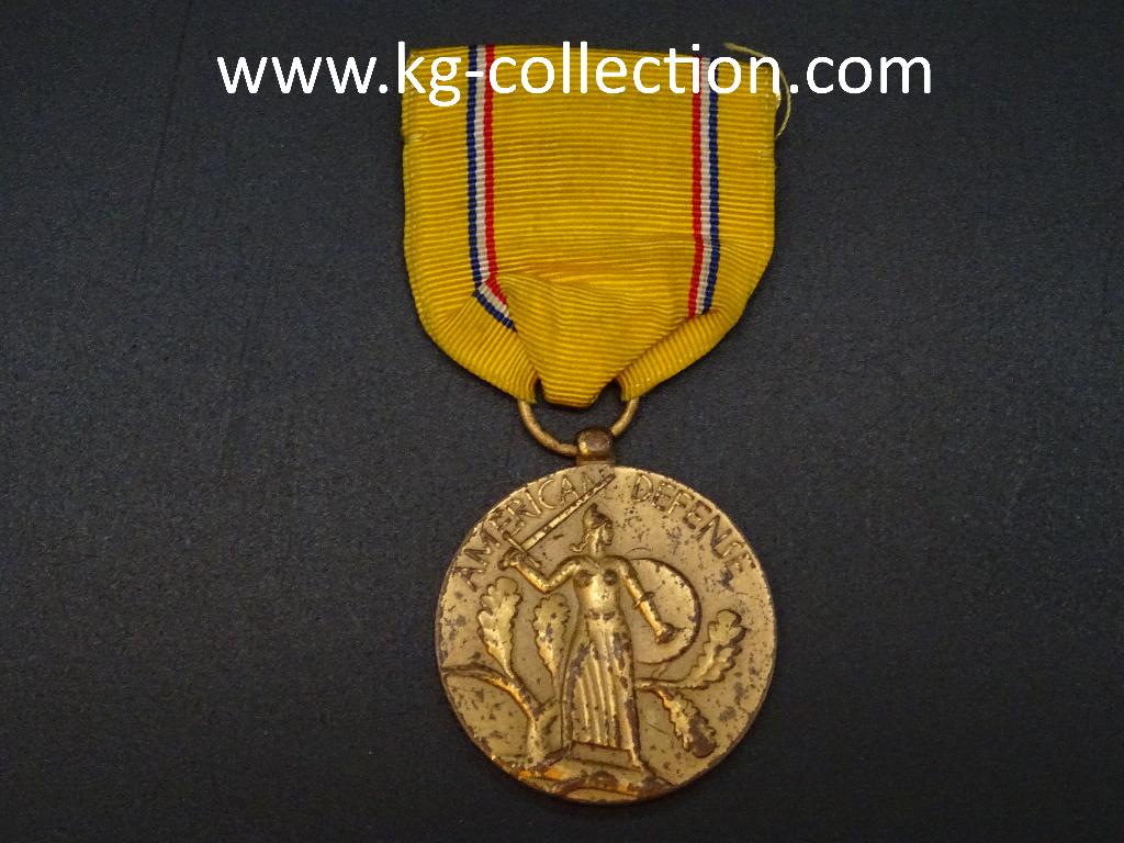 American Defense medal wo2, Verzamelen, Ophalen of Verzenden, Overige soorten, Lintje, Medaille of Wings