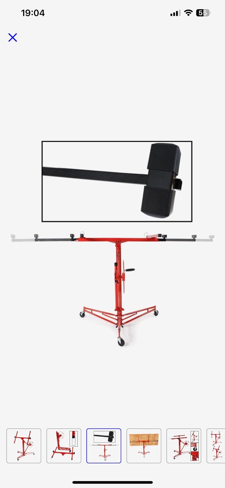 Platenlift/bouwlift te huur, Bricolage & Construction, Enlèvement, Comme neuf, Ascenseur de chantier