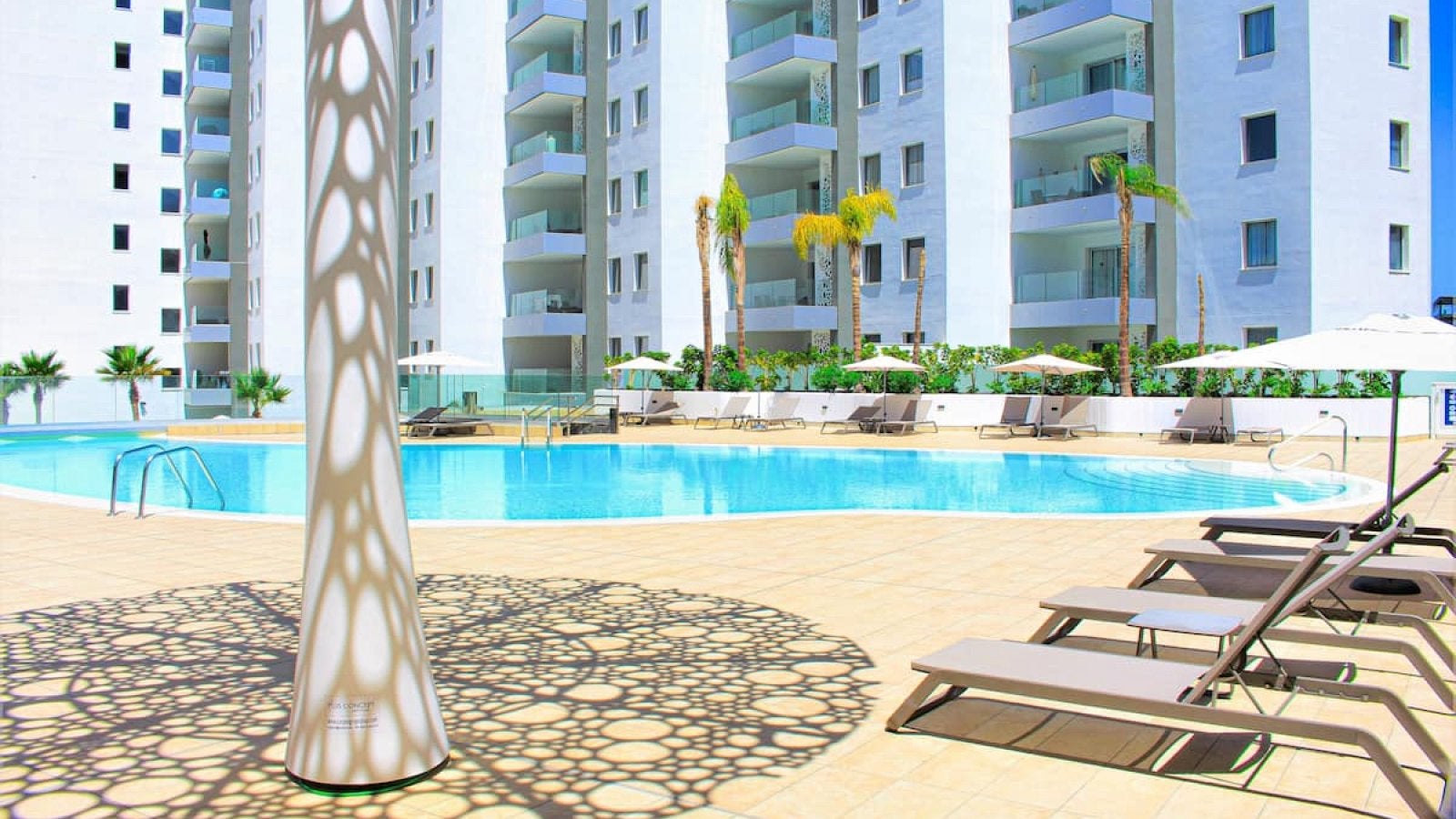 Luxe tweeslaapkamer appartement te huur in Zuid Tenerife, Canarische Eilanden, 2 slaapkamers, Appartement, Aan zee