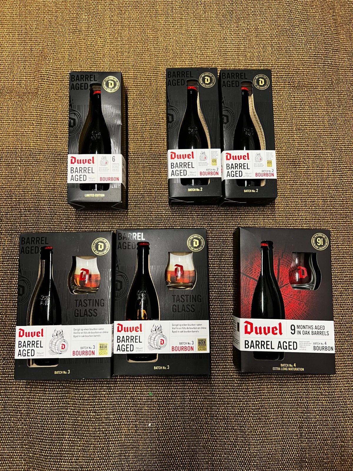 Duvel Barrel a vieilli différents millésimes, Enlèvement, Comme neuf, Duvel