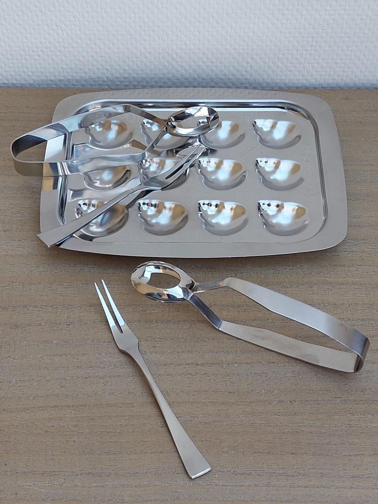 slakkenschaal escargots Solingen, Maison & Meubles, Cuisine | Couverts, Enlèvement, Neuf, Inox ou Chrome