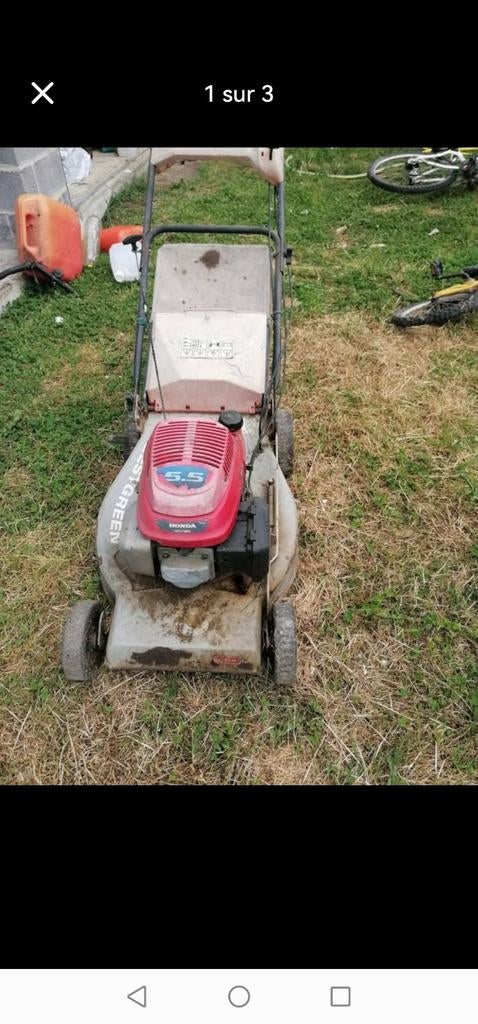 Tondeuse Honda, Ophalen