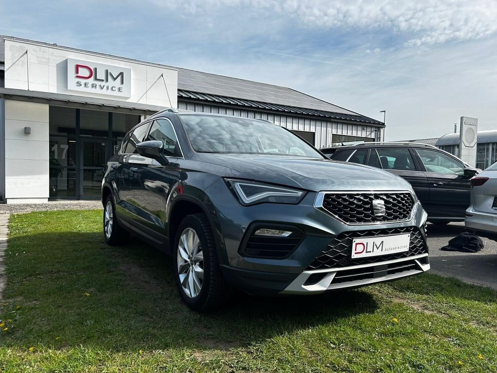 Seat Ateca facelift 1.5 Tsi Dsg 2021 74.000 km camera, Autos, Argent ou Gris, Achat, Entreprise, Garantie prolongée