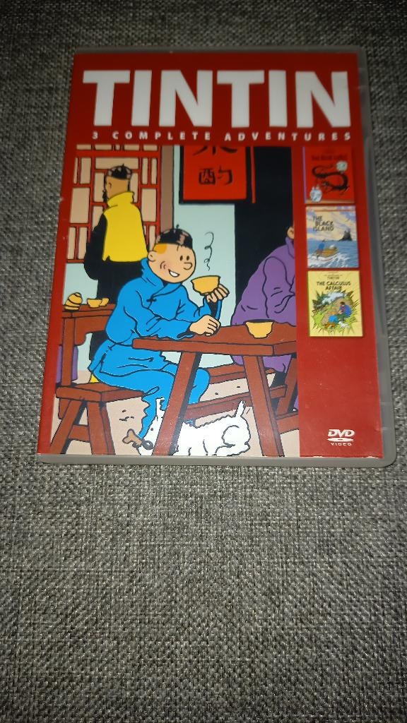 DVD Tintin, Cd's en Dvd's, Dvd's | Tekenfilms en Animatie, Gebruikt, Ophalen of Verzenden