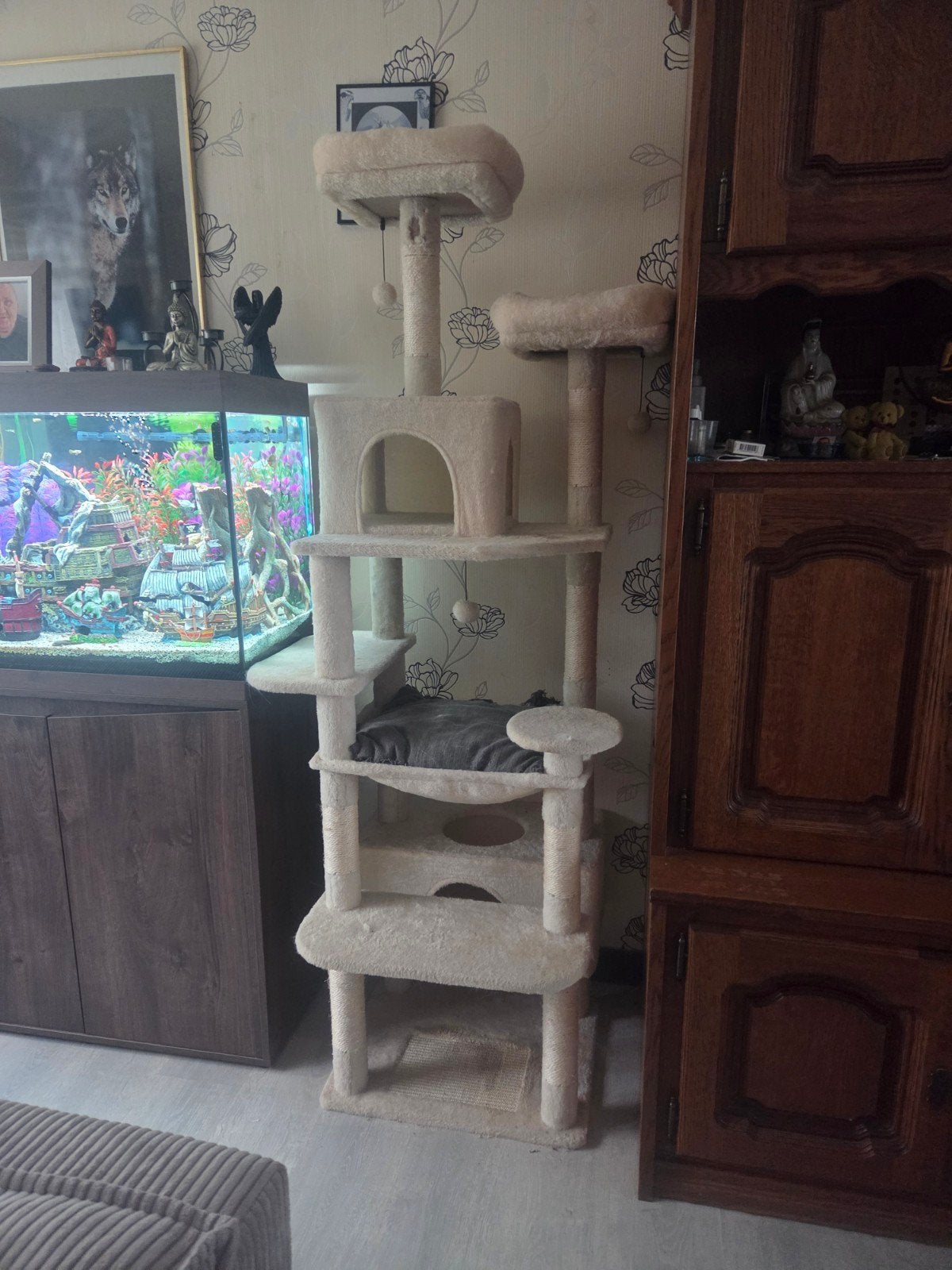 te koop grote krabpaal weg overlijden mijn kat gsm0497070141, Ophalen, Krabpaal