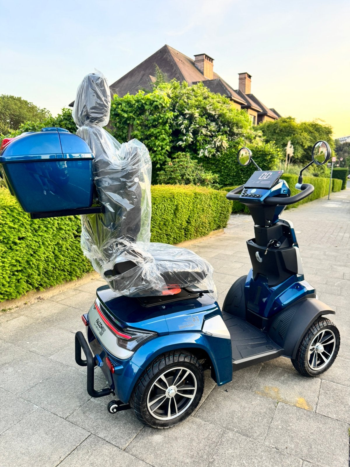 Scootmobiel Falcon 20 km/h batterie au lithium amovible NEUF, Enlèvement ou Envoi, Pliant, Neuf, Fauteuil roulant électrique