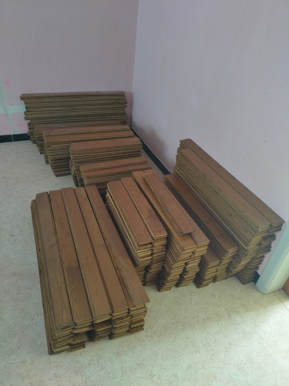 50 M2 Houten planchettes, Ophalen