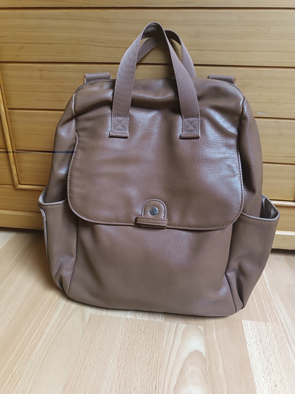 Luiertas Babymel Robyn NIEUW, Kinderen en Baby's, Verzorgingstas, Bruin, Overige merken, Nieuw