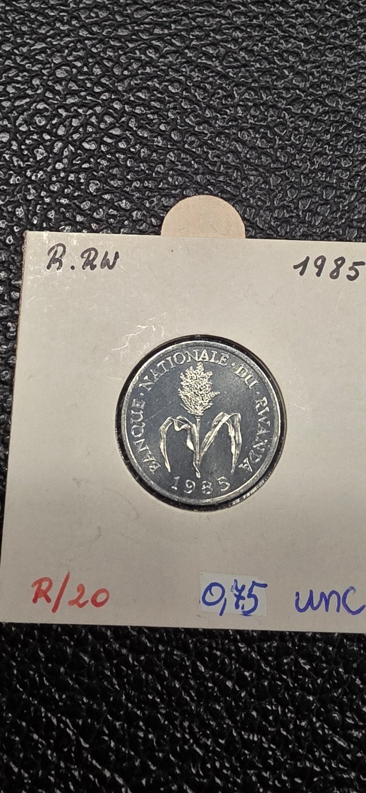Rwanda 1 frank 1985 unc, Postzegels en Munten, Munten | Afrika, Ophalen of Verzenden