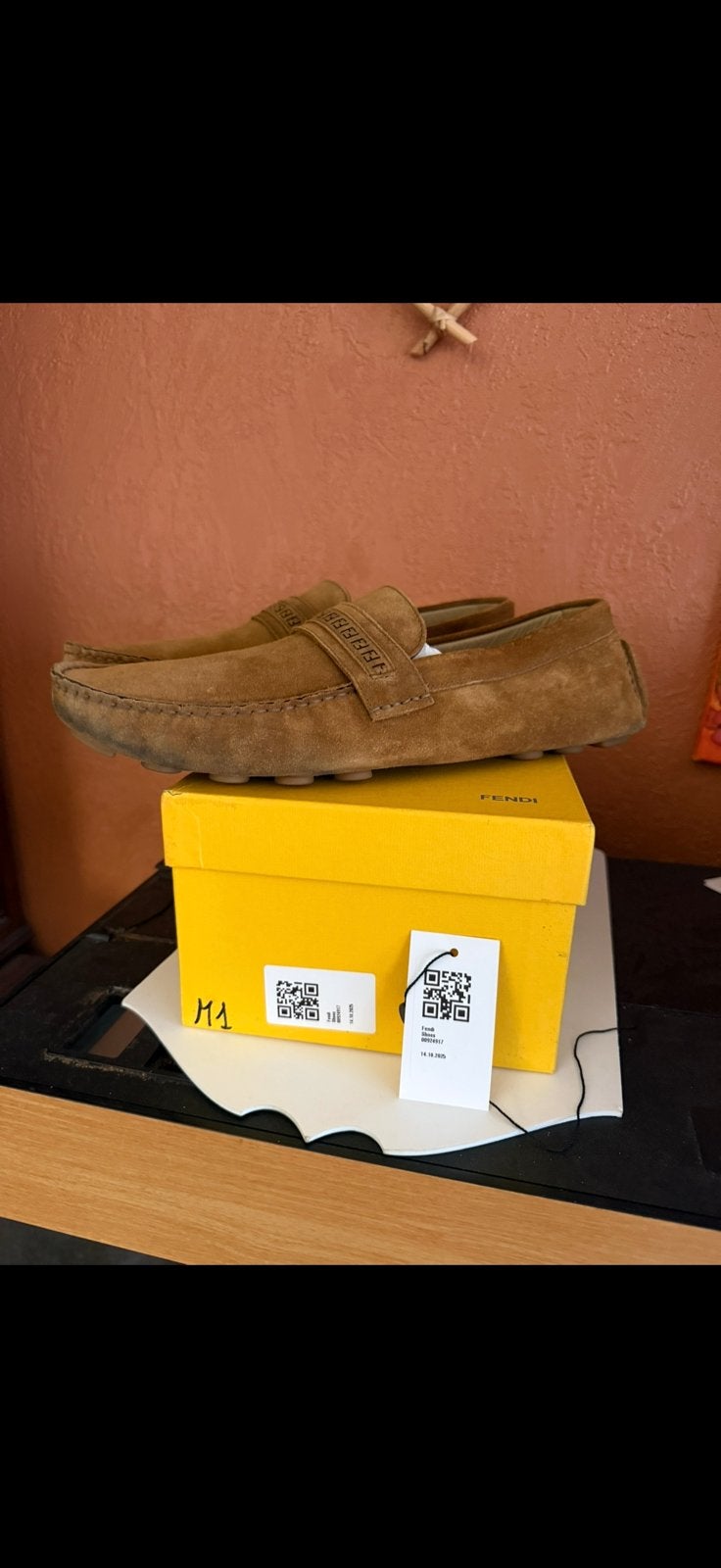 Fendi moncassin 45, Ophalen of Verzenden, Zo goed als nieuw