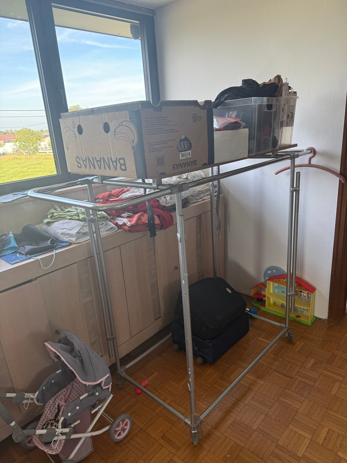 Kleding rek, Maison & Meubles, Armoires | Étagères à chaussures, Enlèvement, Utilisé
