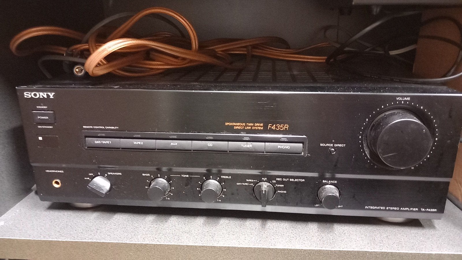 Sony F435R geïntegreerde versterker, TV, Hi-fi & Vidéo, Lecteurs CD, Enlèvement, Sony