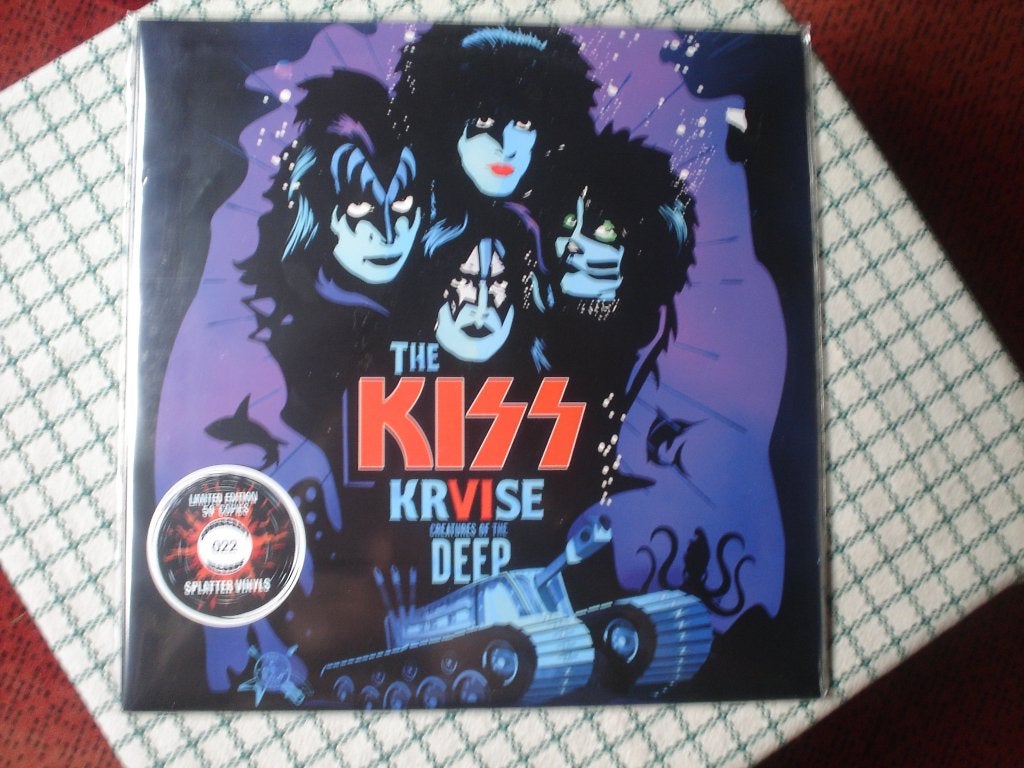 kiss krvise deep dubbel lp gekleurd, Verzenden, Overige formaten, Nieuw in verpakking, Poprock