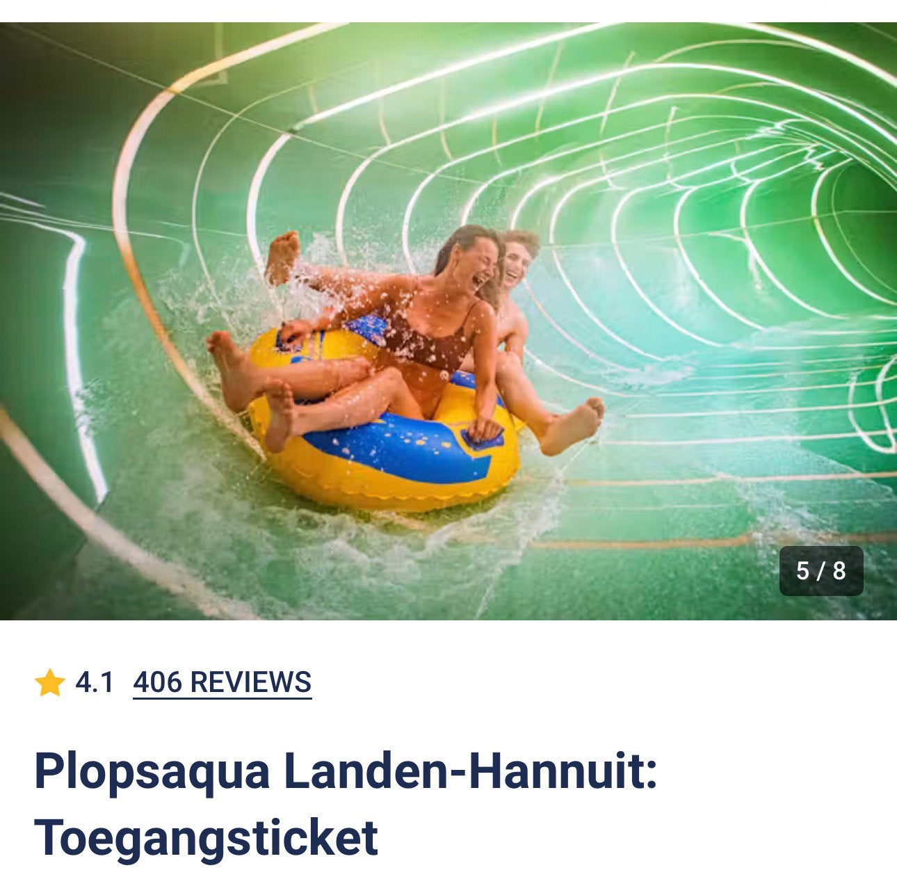 4 tickets Plopsaqua Landen-Hannuit te koop, Tickets & Billets