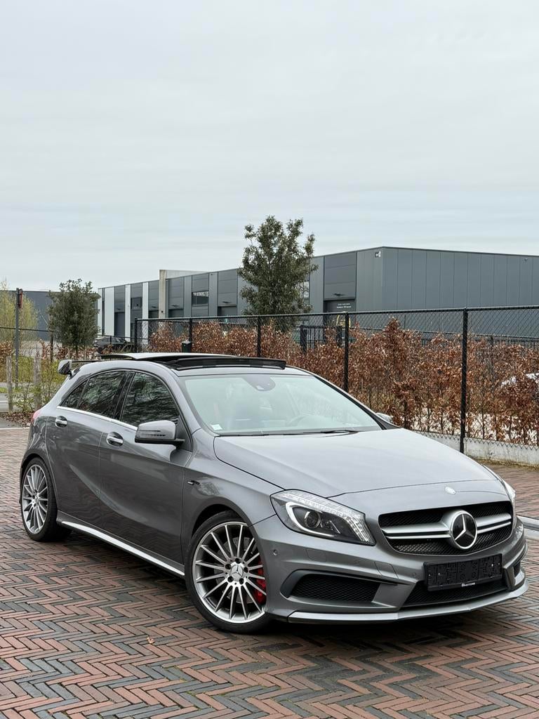 Mercedes Benz AMG A45 4Matic 423pk gekeurd vvk overname mog, Cuir, Achat, Euro 6, Entretenue par le concessionnaire